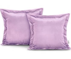 AmeliaHome Pagalvės užvalkalas 45×45 cm aksomas rožinis AH