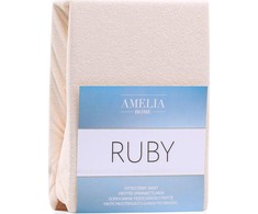 AmeliaHome Smėlio spalvos paklodė su guma Ruby L.BEIGE08