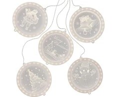 AmeliaHome LEDPL/AH/CHRISTMASMOOD/ROUND/SET/5PCS