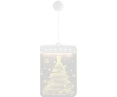 AmeliaHome LEDPL/AH/CHRISTMASTREE/RECT/1PC