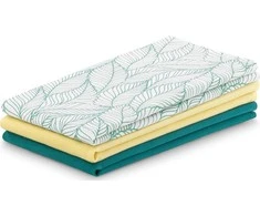 AmeliaHome RINKINYS/AH/LETTY/MIX/GRAIN/TURQS&amp;Geltonas/3PACK/50X70