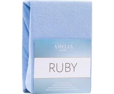 AmeliaHome Paklodė su guma šviesiai mėlyna 120–140x200+30 AH RUBY