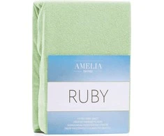 AmeliaHome Paklodė su guma 100–120×200+30 šviesiai žalia AH RUBY