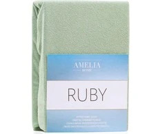 AmeliaHome Paklodė su guma 200–220x200+30 alyvuogių spalvos AH RUBY