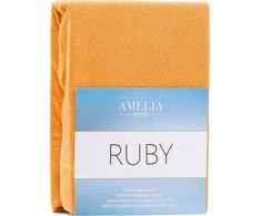 AmeliaHome Paklodė su guma 100–120×200+30 oranžinė AH RUBY
