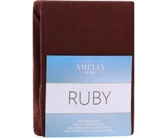 AmeliaHome Paklodė su guma 220–240x220x30 cm ruda AH
