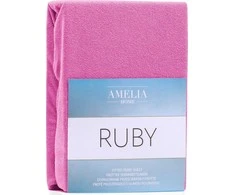 AmeliaHome Paklodė su guma fuksijos spalvos 140-160x200+30 AH RUBY