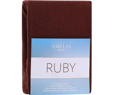 AmeliaHome Paklodė su guma 120–140x200+30 ruda AH RUBY