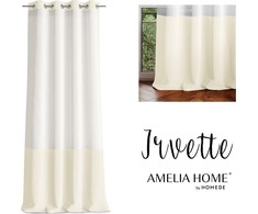 Užuolaida su kilpomis Irvette AmeliaHome 140 × 250 cm, kreminė