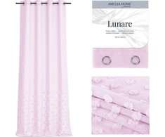 Rožinė užuolaida su kilpomis Lunare AmeliaHome 140 × 270 cm