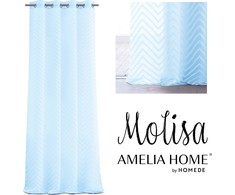AmeliaHome Užuolaidos su žiedais šviesiai mėlynos spalvos Amelia Home