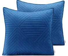 AmeliaHome Dekoratyvinis pagalvės užvalkalas 45 × 45 cm, tamsiai mėlynos ir šviesiai mėlynos spalvos AH
