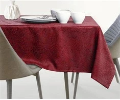 Staltiesė bordo GAIA CLARET 140×140 cm AmeliaHome