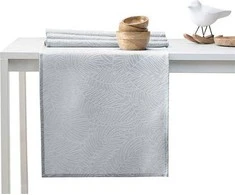 AmeliaHome Staltiesė komplektas 115×200 ir 35×200 šviesiai pilka AH GAIA HMD