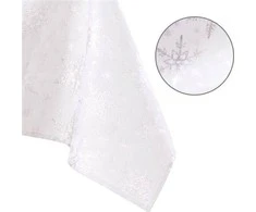 AmeliaHome TCLOTH/AH/WHITECHCRISTMAS/HMD/Sidabrinis/140X400
