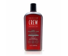 „American Crew“ 3 viename ramunėlių ir pušies kvapo skalbiklis, 1000 ml
