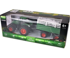Amewi Amewi RC Traktor mit Viehtransporter LiIon 500mAh grün/6+
