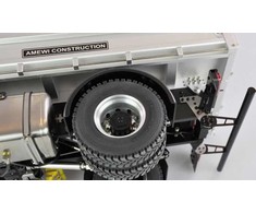 Amewi „Mercedes-Benz Arocs“ hidraulinis savivartis, „Basic 4X2 1:14 Rtr“, pilkas
