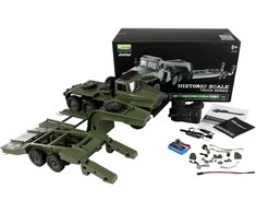 Amewi Ural B36 karinis sunkvežimis 6WD su žema platforma 1:16 RTR žalias