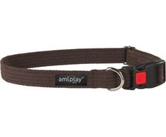 Ami Play Šuns antkaklis AMIPLAY, rudas, 350–520 mm, 20 mm