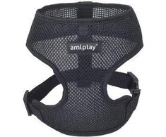 Ami Play Šuns petnešos AMIPLAY AIR, juodos, S