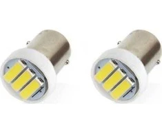 Amio LED lemputės Standard BA9s 3xSMD 7020 12V 2vnt.