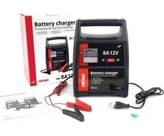 Automobilinis akumuliatoriaus įkroviklis Amio 12V, 8A, 120W