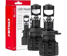 LED žibintų lemputės H4 PL Lens Series AMiO-03667