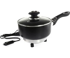 AMiO Elektrinis puodas su dangčiu automobiliui 18 cm x 8 cm, 250W, 24V, AMIO-02535