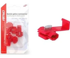 Amio Greitas pajungimas 0,5-1mm2, 10A, 5vnt, raudonas