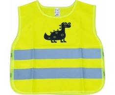 Vaikiška atšvaitinė liemenė DINOSAUR, geltona AMIO-03936