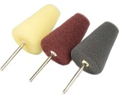 Mini poliravimo kempinėlės, 30 mm kūgio formos AMIO-03715