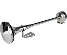 Garso signalas – chromuotas, 520 mm, 115 dB, 12/24V, HighTone, AMIO-04077