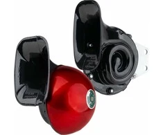 Garso signalų rinkinys – raudonas, 2 vnt., 125 mm, 110 dB, 12V, AMIO-04075