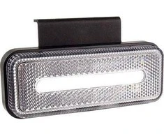 Gabaritinis LED žibintas AMiO OM-02-W, stačiakampis, baltas