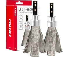 LED žibintų lemputės FLEX+ Series H1 canbus 6000K 12-24V AMIO-03655