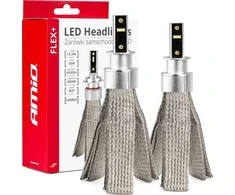 LED žibintų lemputės FLEX+ Series H3 canbus 6000K 12-24V AMIO-03656