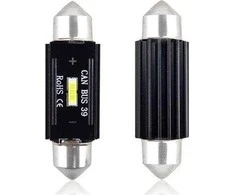 Amio Lemputė Led canbus 1 smd ultrabright 1860 festoon 39 mm, baltas 12v/24v