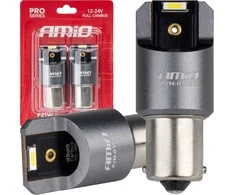 LED lemputės „Full Canbus Pro BA15S P21W“ 2x1860SMD baltos 12V 24V amio-03593