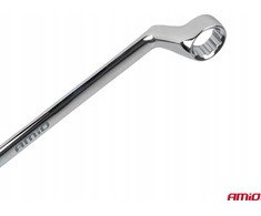 Žiedinių raktų rinkinys, lenkti 6-22 mm, 8 vnt., AMIO-04196
