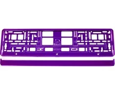 Numerio laikiklis – metalizuotas violetinis, AMIO-03172