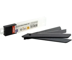 Juodų sk5 plieninių peiliukų rinkinys 100x18x0,5 mm 10 vnt. amio-04821
