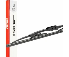 Automobilio valytuvo šluotelė, metalinis karkasas, U tipo, universali, 14 colių, 350 mm, 35 cm amio-04004