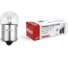 Halogeninės lemputės R10W BA15S 12V 10W 10 vnt. amio-01487