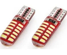 Amio LED lemputė Vertex Canbus 24SMD T10e Silca Baltas 12V 2vnt.