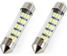 Amio LED lemputės Standard Festoon, C5W, 15xSMD, 3014, 12V