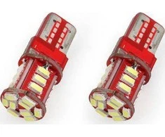 Amio LED lemputės Standard T10 W5W 21xSMD 3014 12V 2vnt.