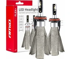 LED žibintų lemputės FLEX+ H15 6000K series 12V 24V Canbus, 2vnt. AMIO-03666