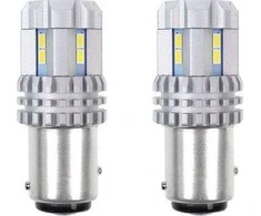 LED lemputės Canbus 3020 22SMD itin ryškios 1157 Bay15D P21/5W baltos 12V 24V amio-02450