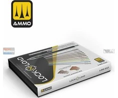 AMMO by MIG Jimenez AMMO MIG LOCK ‘N LOAD sendinimo pieštukų rinkinys, 13 spalvų